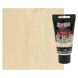 Soho Urban Artist Heavy Body Acrylic Paint - 75 ml Tube - Unbleached Titanium - Thick, Rich Color, Excellent Coverage, Professio