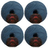 JubileeYarn Mohair Elixir Yarn - 50g/Skein Baby Wool Blend - Adios Mother - 4 Balls
