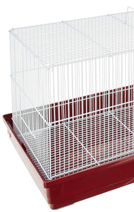 Prevue Hendryx SP2060R Deluxe Hamster and Gerbil Cage, Bordeaux Red,Small