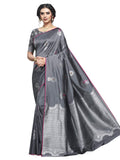 Shiv Textiles Women Banarasi Silk Saree.