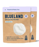 BLUELAND Oxi Laundry Booster Powder Refill 2-Pack, Clear Skies Scent, 50 Loads, 35.2 oz, Plastic-Free Eco Friendly Oxy Cleaner S