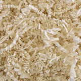 Zarwani Cream/OffWhite Shredded Paper 400G | Shredded Paper Filler, Dry Grass Confetti & Raffia Crinkle Strips For Gift Box Pac