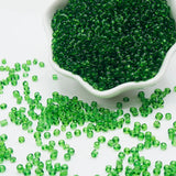 Dark Green Glass Seed Beads 5000 Pcs, 3mm Small Craft Pony Beads Bulk for Bracelets, DIY Necklace Ring Waist Chain