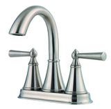 Pfister LG48-GL0K Saxton 2-Handle 4 Centerset Bathroom Faucet in Brushed Nickel, 1.2gpm