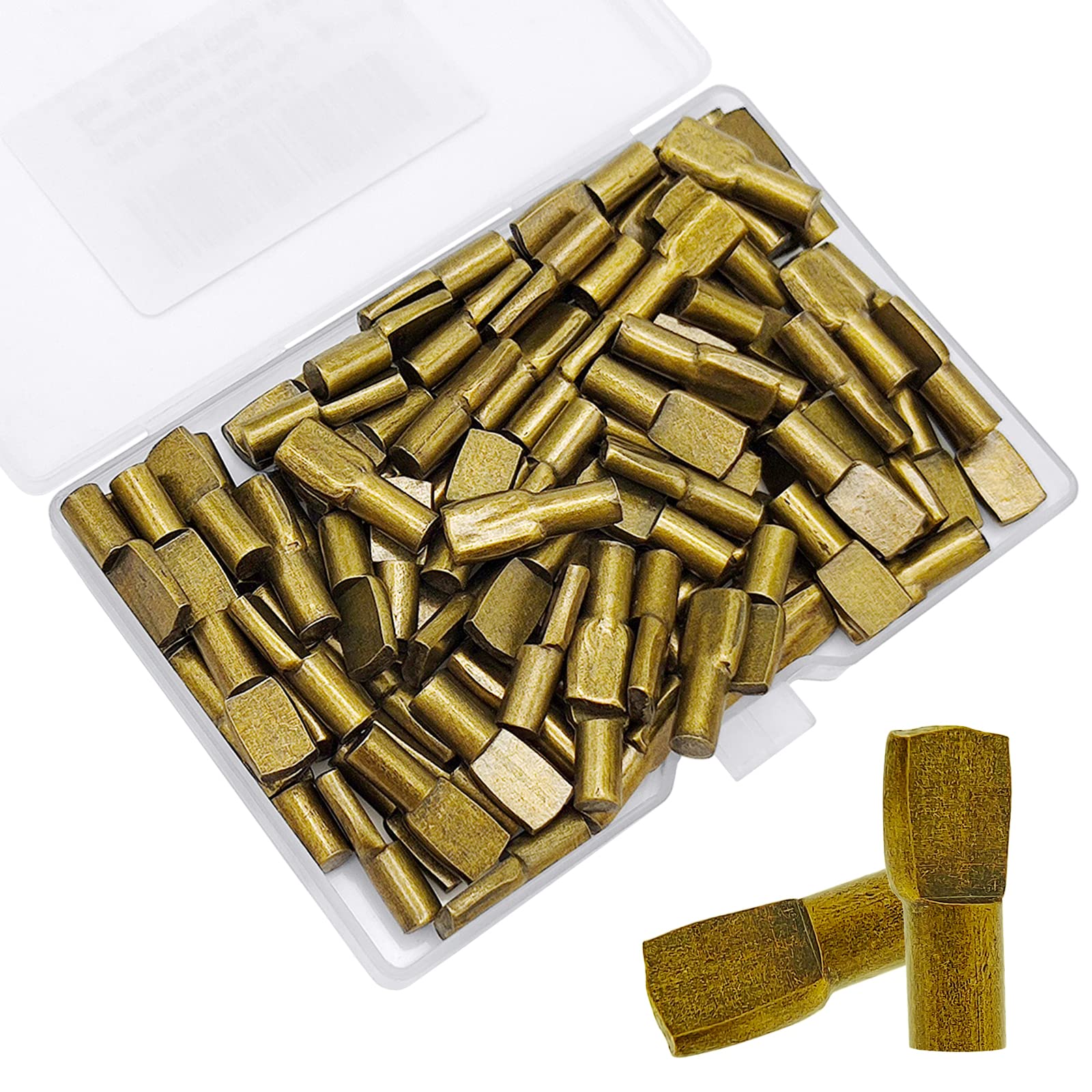 100 Pcs Shelf Pins Pegs,5mm Spoon Shape Metal Shelf Support Pegs,Bookshelf Pegs for Shelves,cabinet Shelf Bracket Pegs Adjustabl