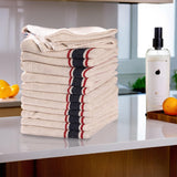 Kuber Industries 20x20 Inch Set of 12 Cotton Pocha Cloth for Floor Cleaning | Reusable & Washable Kitchen Duster Cloth for Home