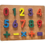 Trinkets & More 123 Numbers Puzzles Game Learning Board (09) Maths Toy For Toddlers Preschoolers Early Educational 2+ Years (9X