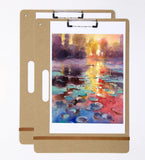TX liteart Drawing Board - 12 x 17 Sketch Board with Handle for Drafting Art - Portable Clipboard for Class or Studio Fit in Art