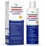 PHARMBANNER Anti-Fungal Shampoo for Folliculitis, Seborrheic Dermatitis, Scalp Psoriasis - Relieves Itchy & Dry Scalp