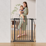 ELEVON Baby Gate for Stairs Doorways, Safety Pet Gate with Auto-Close/Hold-Open Features, Fits Openings 29.1to 43.3  , 30 