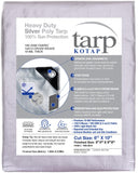 Kotap 6 x 10 Ft. HeavyDuty Protection/Coverage Tarp, Superior Weave for Greater Longevity, 10mil MultiUse, Waterproof, TRS06