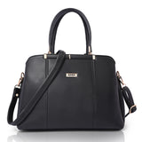 Adisa Two Tone Handbag 3 Compartments Shoulder Bag For Women And Girls With Sling Belt (Ad4084-Bla),Black,,B0F6X8SMWZ