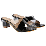 Shoetopia Women'S Stiletto Heel Sandal,Black,7,B0BY6VCC9K
