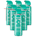 iDuster Compressed Air Duster for Electronics - Disposable Cleaning Duster Compressed Air Can for Computer and Keyboard, 6 Packs