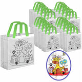 Birthday Popper Birthday Return Gift for Kids Doodle Colouring Bags, 20 Pcs