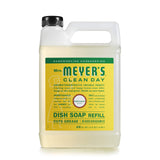 MRS. MEYERS CLEAN DAY Liquid Dish Soap Refill, Biodegradable Formula, Honeysuckle, 48 fl. oz