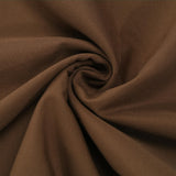Cotton Polyester Fabric by The Yard - 60 Wide Broadcloth Fabric Soft,Breathable Material - for Lining,Clothes Sewing,DIY (Brown,