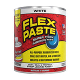 Flex Paste, Quart, White, Waterproof Paintable Putty, Spackle Sealant, Fill Gaps Cracks Holes - Block Out Water and Air - UV Res