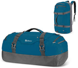 Ubon Large Duffel Bag Weekender Bags with Shoe Compartment Camping Traveling Duffle Bag (Dark Seal, 80L)