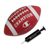 Champion Blitz Football (Youth, Tango Red/White), All-Weather Football, Enhanced Grip, Durable Rubber Cover and Molded Laces, fo