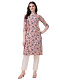 Wedani Women Crepe Printed Kurti (Krt497-Krt502) (Small Pink),Pink,S