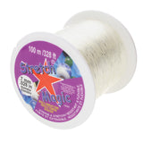 Stretch Magic Bead & Jewelry Cord Strong & Stretchy, Easy to Knot Clear Color 0.7mm diameter 100meter (328 ft) spool 