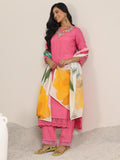Libas Women'S Cotton Blend Kurta Set (48742O_Pink_Xl)