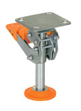 Vestil FLLKH8 Steel Floor Lock 85/16 to 97/16 in. Height Silver