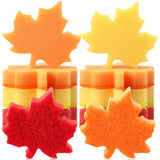 Tioncy 12 Autumn Maple Leaves Kitchen Sponges Fall Color