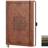 AHGXG Lined Journal Notebook, 192 Numbered Pages, A5 Size (5.7'' x 8.3'')