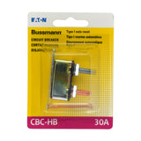 Bussmann (BP/CBC30HBRP) 30 Amp TypeI Stud Mount Circuit Breaker with Lengthwise Bracket