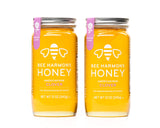 Bee Harmony American Raw Clover Honey 12 Ounce (Pack Of 2 Jars) -Like New