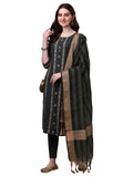 Shiv TextilesCotton Kurta Set for Women 214- Green 3XL