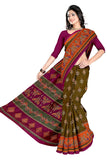 Tamaira Fashion Womens Plain Weave Pure Cotton Saree Without Blouse Piece(Ab30_Mehendi)
