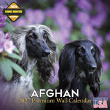 Afghan Hound Calendar 2027 - 16 Month Dog Wall Calendar, Monthly Planner, Large Writing Blocks, Thick No Bleed Paper, Made in US