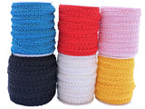 1/2 Inch Gimp Braid Trim 24 Yards 6 Colors for Upholstery Costume DIY Crafts(Mixed Color 1 1051)