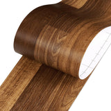 LACHEERY Shiplap Wood Border Wallpaper Peel and Stick Mirror Frame Border Bathroom Mirror Borders Peel and Stick Wood Grain Repa