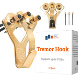 PHS Earthquake Proof Picture Hangers for Drywall - 10 Pack Heavy Duty Picture Hanging Hooks - Supports up to 75 lbs - Plaster Wa
