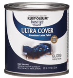 RustOleum 1922730 Painters Touch Brush Enamel Paint, 8 Fl Oz (Pack of 1), Gloss Navy Blue