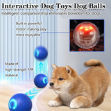 Interactive Dog Toys Dog Balls Activated Automatic Rolling Ball for Puppy Small Medium Dogs Smart Jumping Automatic Moving Bounc