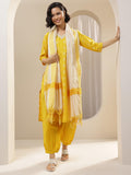Libas Women'S Cotton Blend Kurta Sets (400049O_Yellow_S)