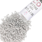 Miyuki Delica Seed Beads - Size 11/0 (1.6 mm), DB1498, Opaque Light Smoke, 7.2 g, Approx. 1440 Beads, Made in Japan