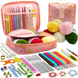 Goreem 59 Piece Crochet Kits For Beginners Adults, Suitable For Beginners And Adults. Including Yarn, Ergonomic Crochet 2.06.0M