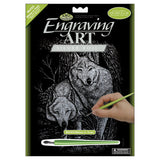 Royal & Langnickel Royal and Langnickel Silver Engraving Art, Wolves in Trees
