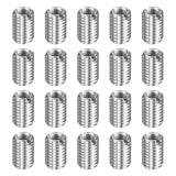 HARFINGTON 20pcs Thread Repair Inserts M8 x 1.25 Male to M5 x 0.8 Female Thread 12mm Long Stainless Steel Reducing Nuts Metric S