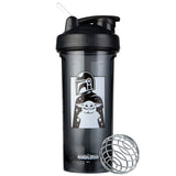 BlenderBottle Star Wars Shaker Bottle Pro Series Perfect for Protein Shakes and Pre Workout, 28Ounce, Mandalorian & Child