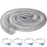 PVC Dust Collection Hose 4 x 10',Puncture Resistant 4 Inch Dust Collector Hose for Shop Vacuum,Woodworking Dust Collection Syste