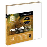 Ampersand Art Supply Wood Painting Panel: Museum Series Encausticbord, 1/8 Inch Depth, 6 x 6 Pack of 4