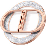 Dremmiwin Magnetic Phone Grip | Phone Ring Holder | Stylish Twinkle Transparent with Phone Ring Holder for iPhone, Mag Safe Phon
