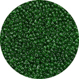GAGANIU 2000pcs Transparent Green Glass Seed Beads, Colorful Tiny 4mm Beads for Jewelry Making, Beading Supplies.